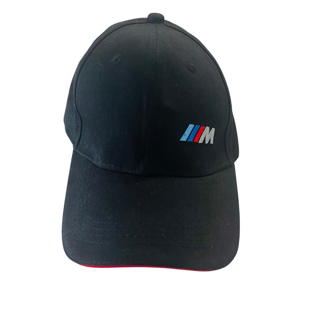 BMW M Performance Series Baseball Hat Cap Black Adjustable Adult